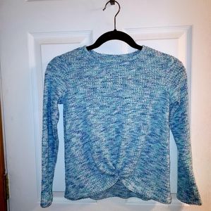 A multicolored long sleeve shirt, size medium